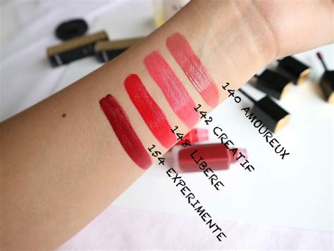 chanel ink 140 swatch|Chanel Rouge Allure Ink 140, 142, 148, 154 .